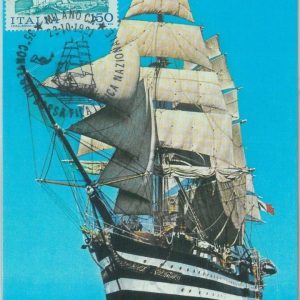 83552 -  ITALY - Postal History - FDC MAXIMUM CARD - ship NAVAL ACCADEMY  1981