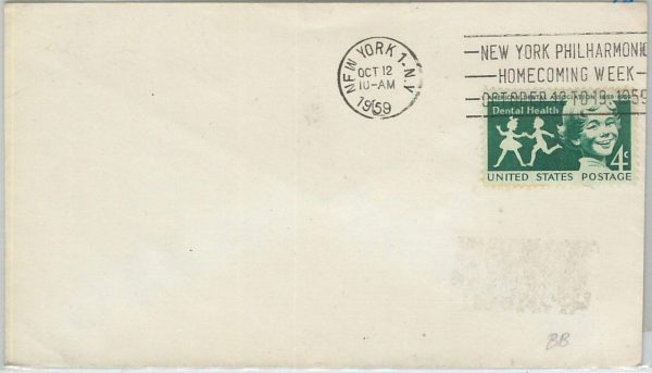 66567 - USA - POSTAL HISTORY -  POSTMARK on COVER - Music 1959 Philharmonica