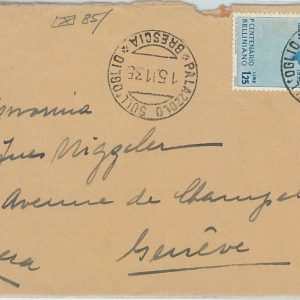 66599 - ITALY - POSTAL HISTORY - STAMP on COVER - Music 1935 - BELLINI