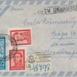 81436 - ARGENTINA - Postal History -  Registered AIRMAIL COVER to  ITALY 1967