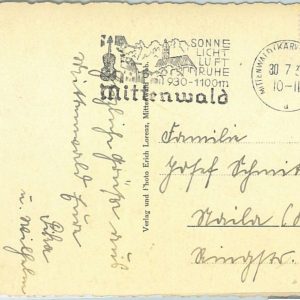 66624 - GERMANY - POSTAL HISTORY - Postmark on POSTCARD: MUSIC 1934 Guitar