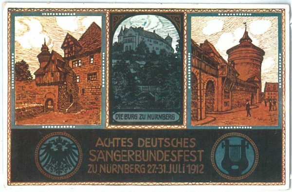 72961 - GERMANY - Postal History - Postal Stationery Card   -  MUSIC  1912