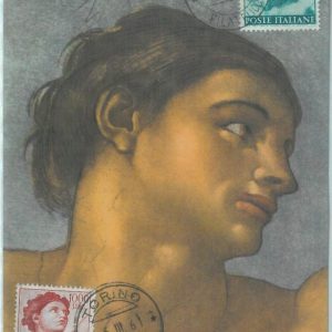 86487 - ITALY - Postal History -  MAXIMUM CARD -  ARTE  Michelangelo  1961