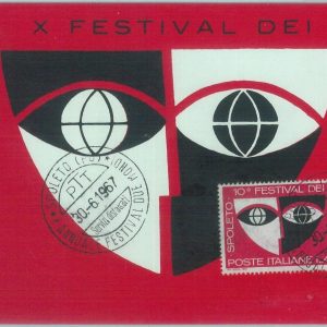 83572 -  ITALY - Postal History -  MAXIMUM CARD 1967 -  ART Festival
