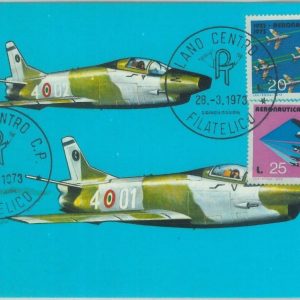 83573 -  ITALY  - Postal History - MAXIMUM CARD - aviation airplanes  1978
