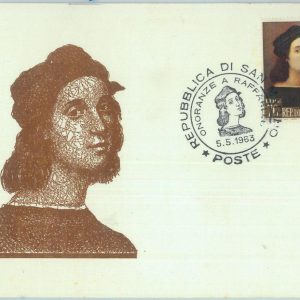 83599 - SAN MARINO - Postal History - MAXIMUM CARD - Art RAFAELLO  1963