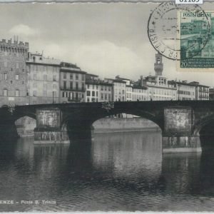 81189 - ITALY - Postal History -  MAXIMUM CARD - ARCHITECTURE bridge 1950