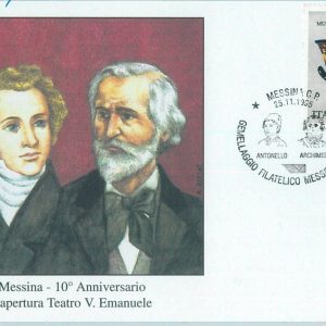 67263 - ITALY  - Postal History -  SPECIAL POSTMARK -  MUSIC 1995  Verdi