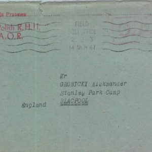 95350 - GB - POSTAL HISTORY - Field PO  COVER - POLISH TROOPS West I Corps 1947