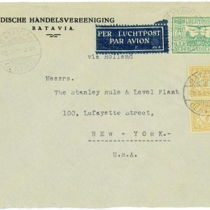 93683 - DUTCH INDIES Indonesia - POSTAL HISTORY - Airmail  COVER to USA  1931