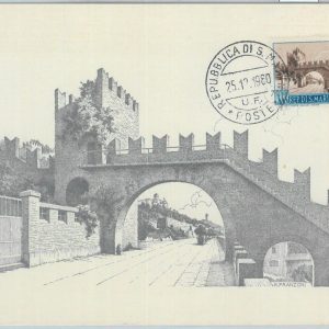 81244 - SAN MARINO  - Postal History -  MAXIMUM CARD -  Architecture 1960