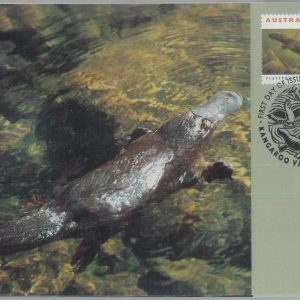 81373 - AUSTRALIA - Set of 6 MAXIMUM CARDS - Fauna BIRDS Platypus   wrapper 1993