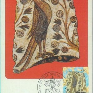 87591 - VATICANO  - Postal History - MAXIMUM CARD -  BIRDS Art 1983