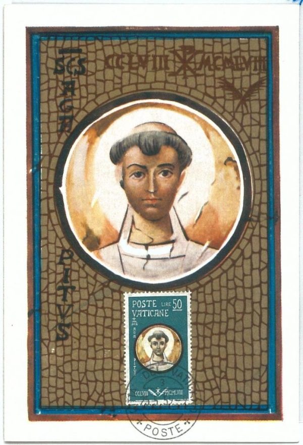 72691 -  VATICANO -  Postal History -   MAXIMUM CARD -  RELIGION Art MOSAIC 1959