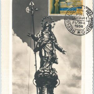 72679 -  SAN MARINO -  Postal History -   MAXIMUM CARD - ARCHITECTURE  1958