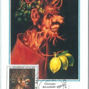 72667 - ITALY - Postal History - FDC MAXIMUM CARD -  ART  Archimboldi  1977