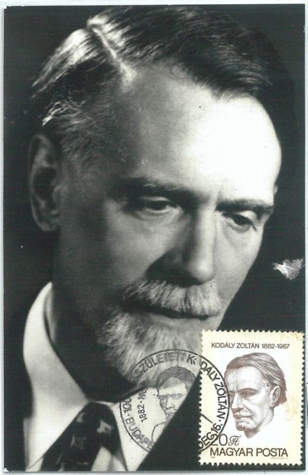 72813 - HUNGARY  - Postal History - MAXIMUM CARD - MUSIC Zoltán Kodály 1982