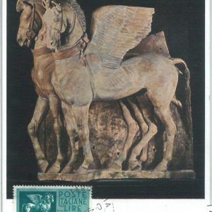 72603 - ITALY - Postal History - MAXIMUM CARD -  ART Architecture MITHOLOGY 1956