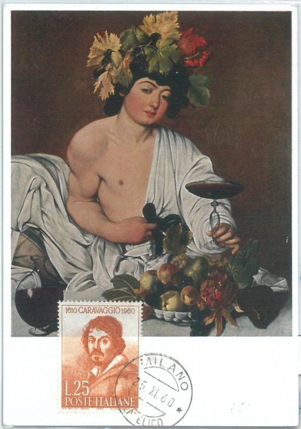 72607 - ITALY - Postal History - MAXIMUM CARD -  ART  Caravaggio 1960