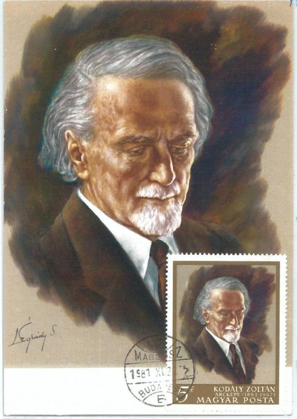 72808 - HUNGARY  - Postal History - MAXIMUM CARD - MUSIC Zoltán Kodály 1981