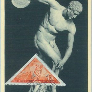 83598 - SAN MARINO - Postal History - MAXIMUM CARD - Sport OLYMPICS 1959