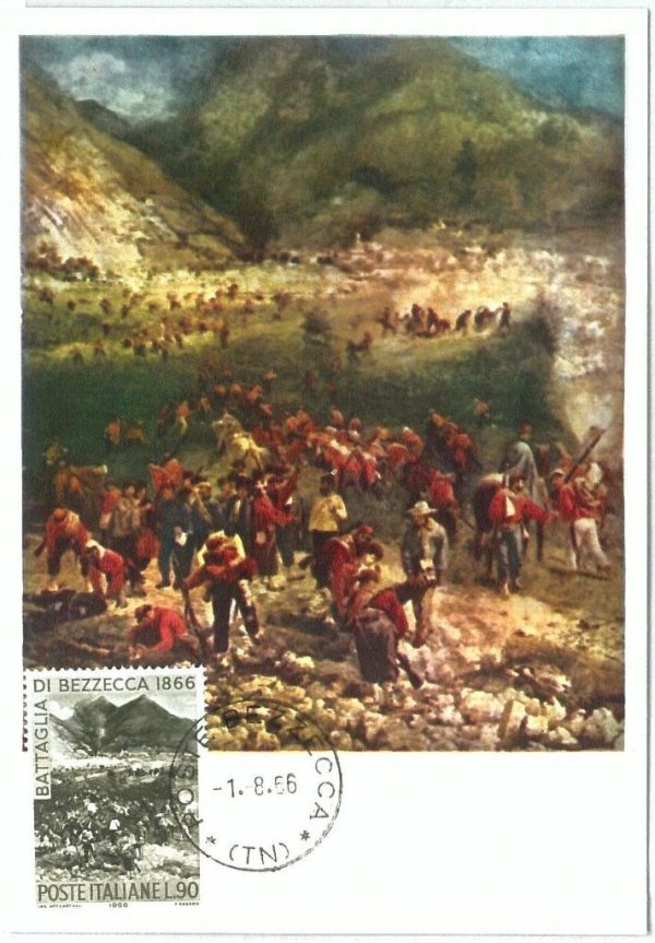 72634 - ITALY - Postal History - MAXIMUM CARD - HISTORY Military Battles 1966