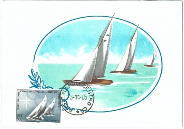 72631 - ITALY - Postal History - MAXIMUM CARD -  SPORT Yatching 1965