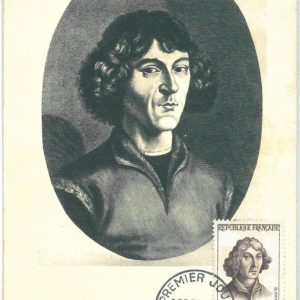 72727 -  FRANCE - Postal History -  MAXIMUM CARD -  SCIENCE Copernicus 1957