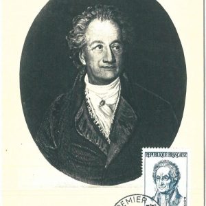 72726 -  FRANCE - Postal History -  MAXIMUM CARD - LITERATURE Goethe 1957