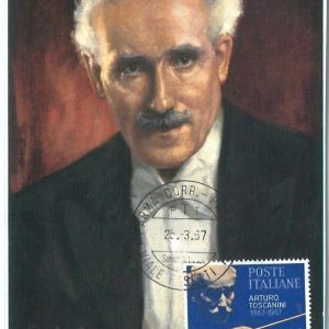 72642 - ITALY - Postal History - MAXIMUM CARD -  MUSIC Toscanini