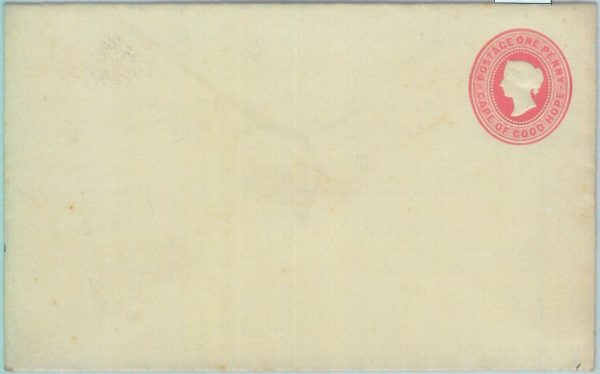 86261 - CAPE OF GOOD HOPE - Postal History - STATIONERY COVER -  H & G  # 2a