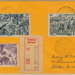 77360 - GUADELUPE - POSTAL HISTORY -  Registered COVER from BUILLANT C1947