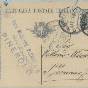 82838 - ITALY - POSTAL HISTORY -  ADVERTISING Stationery Card   MUSIC Piano 1918