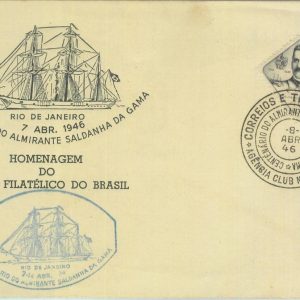 87307 - BRAZIL- Postal History -  FDC COVER 1946 - MILITARY Navy SHIP boat