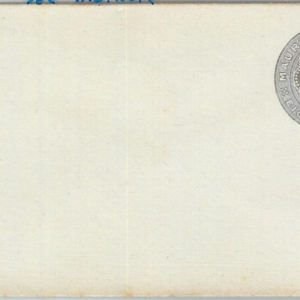 77322 - MAURITIUS -   POSTAL STATIONERY  COVER - Higgings & Gage # 13