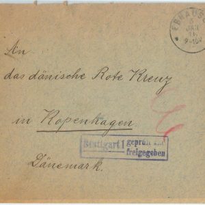 67198 - GERMANY - Postal History -  COVER to DENMARK Red Cross 1916