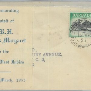 82589 - BARBADOS - Postal History - Special COVER  postmarked CIRCULATION BRANCH