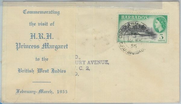 82589 - BARBADOS - Postal History - Special COVER  postmarked CIRCULATION BRANCH