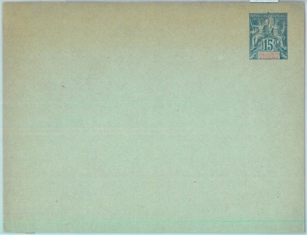 86347 - FRENCH POLYNESIA - Postal History -  STATIONERY COVER - H & G  # 2b