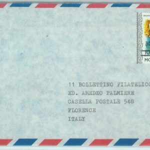 84415  - MONTSERRAT - POSTAL HISTORY -  OFFICIAL MAIL cover  to ITALY - BIRDS