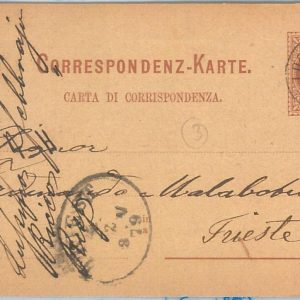 69840 - AUSTRIA Slovenia - POSTAL HISTORY - STATIONERY CARD from REIFNITZ 1881