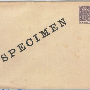69107 -  MAURITIUS - POSTAL HISTORY - STATIONERY COVER H & G # 29 - SPECIMEN