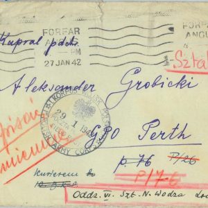 95328 - GB - POSTAL HISTORY - Cover from POLISH TROOPS West 1941 - FORFAR Accade