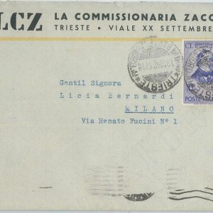 75687 - ITALY - POSTAL HISTORY -  stamp on cover: MUSIC Rossini 1942