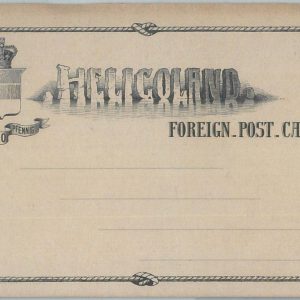 77654 - GERMANY Heligoland  - Postal History - STATIONERY CARD :  P5