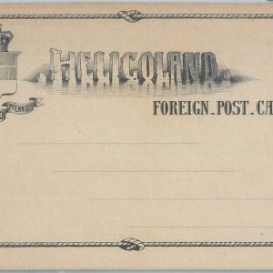 77653 - GERMANY Heligoland  - Postal History - STATIONERY CARD :  P5