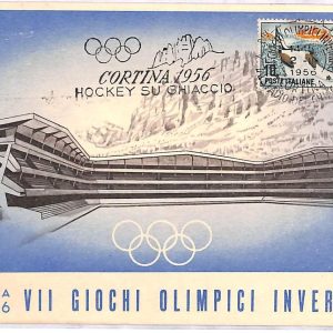 ai3641 - Italy - POSTAL HISTORY - MAXIMUM  CARD Winter Olympic Games - 1956