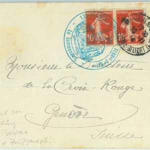 86864 - FRANCE - POSTAL HISTORY - FELDPOST Field Military mail COVER 1914