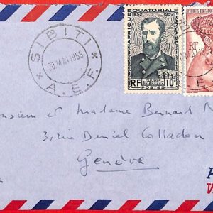 aa3839 - Afrique équatoriale Francaise CONGO - POSTAL HISTORY -  COVER 1945