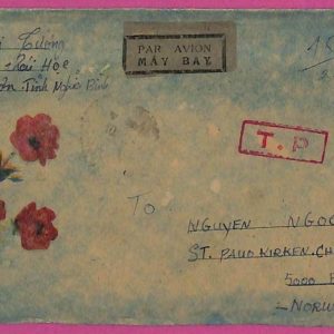 ag1538 - VIETNAM - Postal History - Air Mail COVER to NORWAY 1981 - T.P.